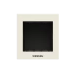N2672 BL | puszka z ramką do wąskiej zabudowy 2M Zenit | White