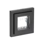 N3271 AN | ramka natynkowa IP55 pojedyncza Zenit | Anthracite
