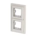 N3272 BL | ramka natynkowa IP55 podwójna Zenit | White