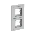 N3272 GR | ramka natynkowa IP55 podwójna Zenit | Grey