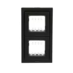 N3272 AN | ramka natynkowa IP55 podwójna Zenit | Anthracite