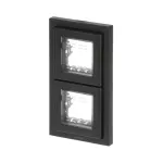 N3272 AN | ramka natynkowa IP55 podwójna Zenit | Anthracite