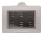 N3391 | puszka natynkowa IP55 3M Zenit | Gray