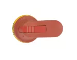 OHY80J6 Rączka żółto-czerwona IP65, długość 80mm, na wałek 6mm, oznaczenie: I-0, ON-OFF, blokada kłódkowa w pozycji OFF, blokad