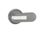 OHG95J12 Rączka szara IP65, długość 95mm, na wałek 12mm, oznaczenie: I-0, blokada kłódkowa w pozycji 0, blokada drzwi w pozycji
