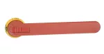 OHY275J12 Rączka żółto-czerwona IP65, długość 275mm, na wałek 12mm, oznaczenie: I-0, ON-OFF, blokada kłódkowa w pozycji OFF, bl