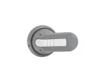 OHG65J6T Rączka szara IP65, długość 65mm, na wałek 6mm, oznaczenie: Test-OFF-ON/Test-0-I, blokada kłódkowa w pozycji OFF, bloka