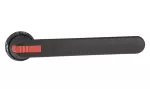 OHB275J12E011 Rączka czarna IP65, długość 275mm, na wałek 12mm, oznaczenie: I-0-II, blokada kłódkowa w pozycji 0, blokada otwar