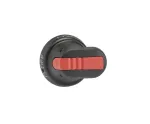 OHB45J10 Rączka czarna IP65, długość 45mm, na wałek 10mm, oznaczenie: I-0, ON-OFF, blokada kłódkowa w pozycji OFF, blokada otwa