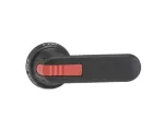 OHB125J12T Rączka czarna IP65, długość 125mm, na wałek 12mm, oznaczenie: Test-OFF-ON/Test-0-I, blokada kłódkowa w pozycji OFF,