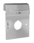 OPSS1EN1 Srebrna tabliczka z opisem MAIN SWITCH do pokręteł OH2_