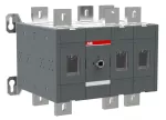 OT1250E12C Przełącznik (I-0-II) 1250A, 3P, napęd z przodu, bez wałka i rączki, montaż na płycie montażowej, zestaw śrub do zaci
