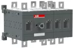 OT400E13C Przełącznik (I-0-II) 400A, 3P, napęd z przodu, bez wałka i rączki, montaż na płycie montażowej, zestaw śrub do zacisk