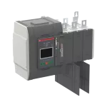 OXB800E3X3QT Przełącznik automatyczny 800A 3P, 200–480 VAC, I-O-II, sterownik Level 3 LCD, zasilanie od góry, obciążenie od doł