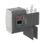 OXB800E3X4QT Przełącznik automatyczny 800A 3P, 200–480 VAC, I-O-II, sterownik Level 4 Touch, zasilanie od góry, obciążenie od d