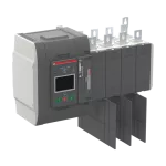 OXB630E3S4QT Przełącznik automatyczny 630A 3P+N jednoczesny, 200–480 VAC, I-O-II, sterownik Level 4 Touch, zasilanie od góry, o
