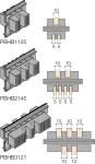PBHB2145 Izolatory do szyn, S=75mm (24szt)