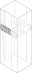 PLVS3072 Wygrodzenie boczne/tylne; forma 3b; W=300mm do szafy o G=700mm