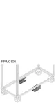 PPIM0100 Elementy cokołu W=100mm do szaf o S=1250mm (2szt)