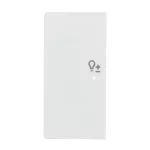 SRD-2-L-884 | ABB-free@home | Pokrywa sensora 1/2 piktogram ściemniacz lewa | future linear 884 biały matowy