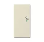 SRD-2-L-92 | ABB-free@home | Pokrywa sensora 1/2 piktogram ściemniacz lewa | basic55 92 kremowy