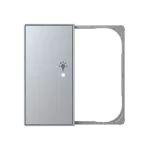 SRL-2-L-85PL | ABB-free@home | Pokrywa sensora 1/2 piktogram światło lewa | Sky Srebrny