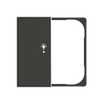 SRL-2-L-85NS | ABB-free@home | Pokrywa sensora 1/2 piktogram światło lewa | Sky Soft black
