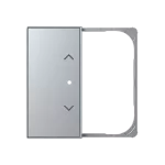 SRB-2-85PL | ABB-free@home | Pokrywa sensora 1/2 piktogram roleta | Sky PL Silver