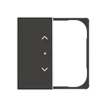 SRB-2-85NS | ABB-free@home | Pokrywa sensora 1/2 piktogram roleta | Sky NS Soft Black