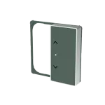 SRB-2-85CM | ABB-free@home | Pokrywa sensora 1/2 piktogram roleta | Sky CM Comodoro