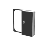 SRS-2-L-85NS | ABB-free@home | Pokrywa sensora 1/2 piktogram scena lewa | Sky Soft black