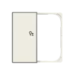 SRD-2-L-85BL | ABB-free@home | Pokrywa sensora 1/2 piktogram ściemniacz prawa | Sky BL Soft White