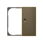 SRS-2-L-85OE | ABB-free@home | Pokrywa sensora 1/2 piktogram scena prawa | Sky Antique gold