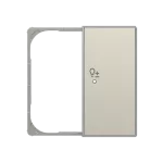 SRD-2-L-85AI | ABB-free@home | Pokrywa sensora 1/2 piktogram ściemniacz prawa | Sky AI Stal nierdzewna
