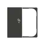 SRD-2-L-85NS | ABB-free@home | Pokrywa sensora 1/2 piktogram ściemniacz prawa | Sky Soft black