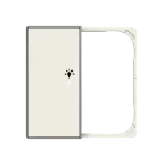 SRL-2-L-85BL | ABB-free@home | Pokrywa sensora 1/2 piktogram światło prawa | Sky BL Soft White