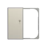 SRL-2-L-85AI | ABB-free@home | Pokrywa sensora 1/2 piktogram światło prawa | Sky AI Stal nierdzewna