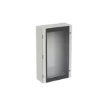 SR2-SRN10625VK obudowa szara n/t, 125M, IP65, I klasa, 1000x600x250mm (WxSxG) | pusta | drzwi transparentne | brak N+PE