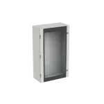 SR2-SRN10630VK obudowa szara n/t, 125M, IP65, I klasa, 1000x600x300mm (WxSxG) | pusta | drzwi transparentne | brak N+PE