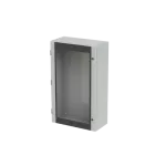 SR2-SRN10630VK obudowa szara n/t, 125M, IP65, I klasa, 1000x600x300mm (WxSxG) | pusta | drzwi transparentne | brak N+PE