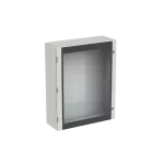 SR2-SRN10830VK obudowa szara n/t, 180M, IP65, I klasa, 1000x800x300mm (WxSxG) | pusta | drzwi transparentne | brak N+PE