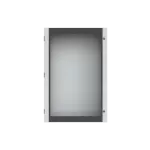 SR2-SRN12830VK obudowa szara n/t, 216M, IP65, I klasa, 1200x800x300mm (WxSxG) | pusta | drzwi transparentne | brak N+PE