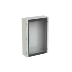 SR2-SRN12830VK obudowa szara n/t, 216M, IP65, I klasa, 1200x800x300mm (WxSxG) | pusta | drzwi transparentne | brak N+PE