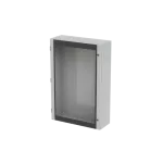 SR2-SRN12830VK obudowa szara n/t, 216M, IP65, I klasa, 1200x800x300mm (WxSxG) | pusta | drzwi transparentne | brak N+PE