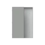 SRX-SRN12830X obudowa szara n/t, 0M, IP66, I klasa, 1200x800x300mm (WxSxG) | płyta montażowa | drzwi pełne | brak N+PE