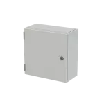 SR2-SRN4420K obudowa szara n/t, 0M, IP65, I klasa, 400x400x200mm (WxSxG) | płyta montażowa | drzwi pełne | brak N+PE