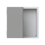 SRX-SRN4420X obudowa szara n/t, 0M, IP66, I klasa, 400x400x200mm (WxSxG) | płyta montażowa | drzwi pełne | brak N+PE
