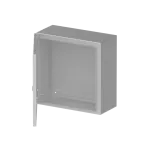SRX-SRN4420X obudowa szara n/t, 0M, IP66, I klasa, 400x400x200mm (WxSxG) | płyta montażowa | drzwi pełne | brak N+PE