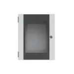 SR2-SRN5425VK obudowa szara n/t, 28M, IP65, I klasa, 500x400x250mm (WxSxG) | pusta | drzwi transparentne | brak N+PE