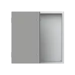 SRX-SRN6620X obudowa szara n/t, 0M, IP66, I klasa, 600x600x200mm (WxSxG) | płyta montażowa | drzwi pełne | brak N+PE